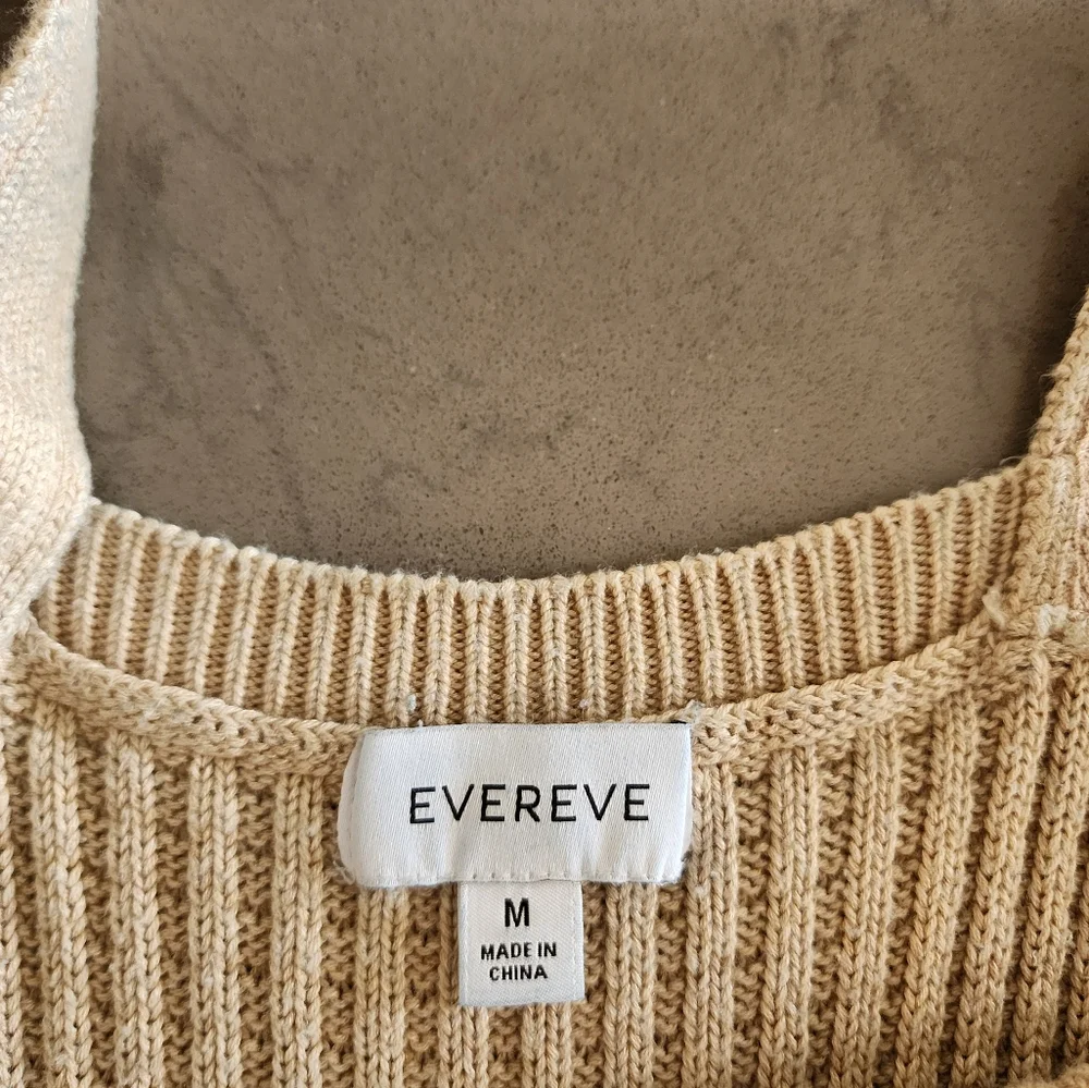 Evereve Tan Ribbed Knit Tank - Picture 2 of 4